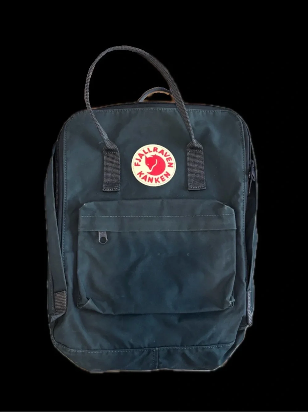 Fjallraven Kanken Classic Black Backpack with Computer Pocket